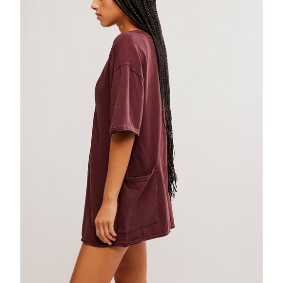 🆕 FP MOVEMENT Hot Shot Tee Romper / Dark Espresso - Picture 2 of 10